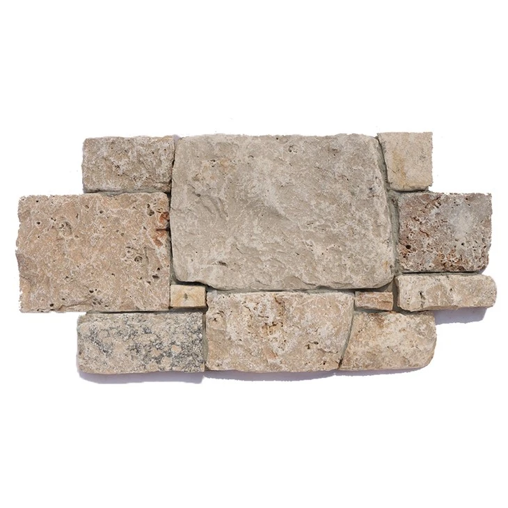 Cross Shape Stone Cladding White Sandstone JRD-064