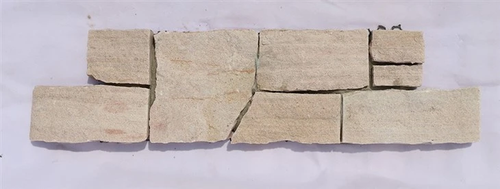 Cross Shape Stone Cladding White Sandstone JRD-064