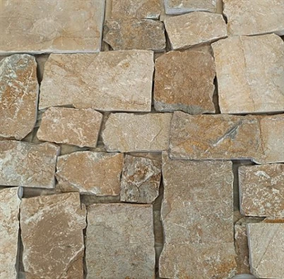 Бежевий колір Limestone Ashlar Outdoor and Indoor Veneer JRSC-100